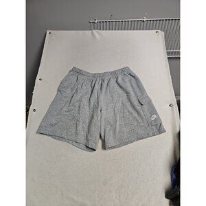Nike Sportswear Club Cargo Fleece Shorts Dark Heather Grey Size XXL